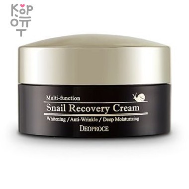 Deoproce Snail Recovery Cream - Восстанавливающий крем с экстрактом слизи Улитки 100гр. &mdash; Корейские товары для всей семьи(КорОпт)