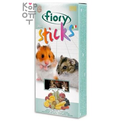 FIORY палочки для хомяков Sticks с фруктами 2х50гр.
