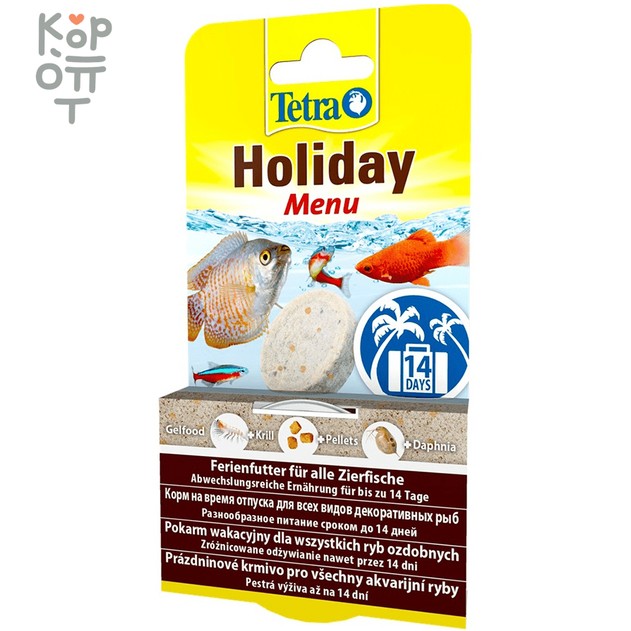 TetraHoliday Menu корм в желе на время отпуска 30гр., купить с доставкой на дом фото 1 &mdash; Корейские товары для всей семьи(КорОпт)