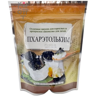 Пхарэтольким - Обжаренные соленые листья порфиры корейской 80гр.