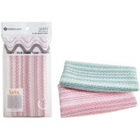 SUNG BO Мочалка для душа Vivid Shower Towel - №179 - 20х100 см, мягкой жесткости, нейлон, полиэстер