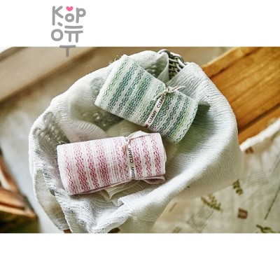 SUNG BO Мочалка для душа Vivid Shower Towel - №179 - 20х100 см, мягкой жесткости, нейлон, полиэстер