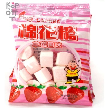 Маршмеллоу Lechao со вкусом Клубники — Корейские товары для всей семьи(КорОпт)