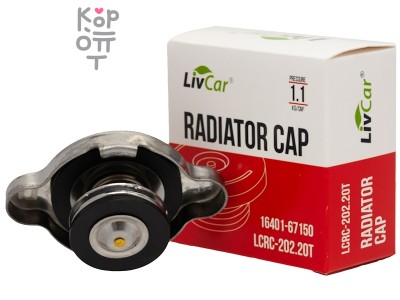 LIVCAR RADIATOR CAP LCRC-202.2OT (108kpa, 1.1kg/cm2) — Крышка радиатора
