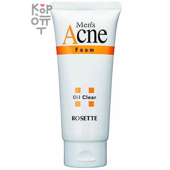 Rosette Acne Foam Мужская пенка для умывания для проблемной кожи с экстрактом плодов шиповника, 120гр.