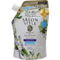 KOSE Salon Style Argan Oil & Organic Herbs Shampoo - Восстанавливающий шампунь с аргановым маслом и экстрактом трав.