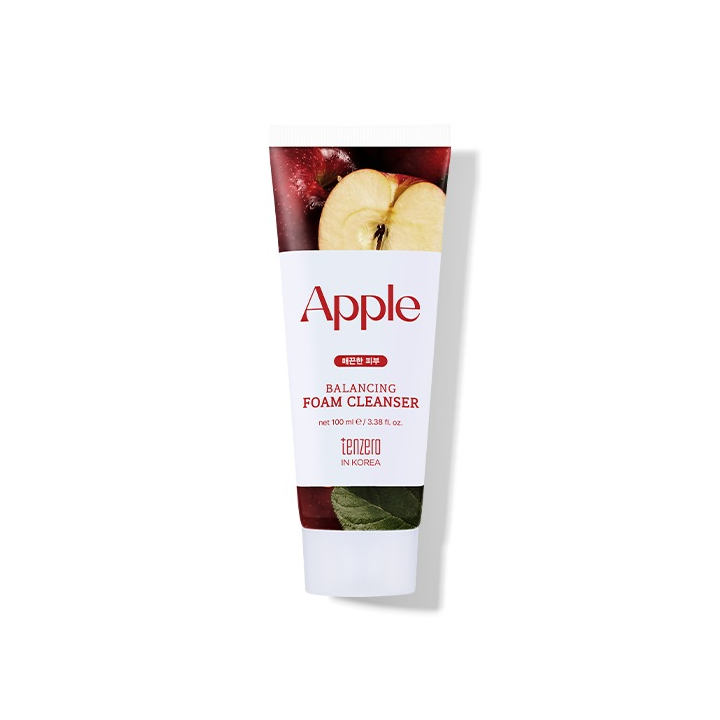 Tenzero BALANCING FOAM CLEANSER APPLE - Балансирующая пенка для умывания с экстрактом яблока 100 мл