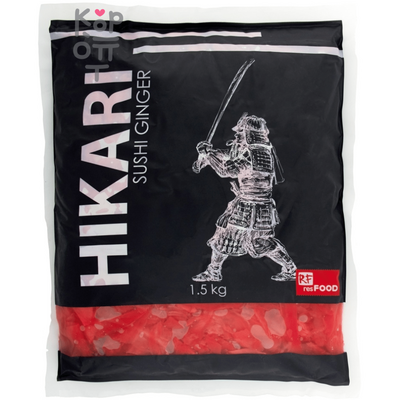 Hikari Sushi Ginger - Имбирь маринованный розовый 1кг.