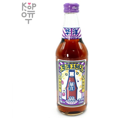 Слабогазированный напиток Huayang Beverage - Сливовая содовая, 358мл.