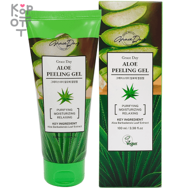 Grace Day Aloe Peeling Gel - Отшелушивающий гель с экстрактом алоэ, 100мл. — Корейские товары для всей семьи(КорОпт)