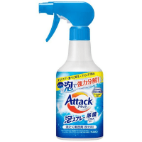 KAO Attack Foam Spray Disinfection Plus- Пенящийся спрей-пятновыводитель для обработки пятен перед стиркой.