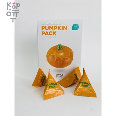 Skin1004 Zombie Beauty by SKIN1004 Pumpkin Pack - Питательная кремовая маска с тыквой и мёдом, 4гр.*15шт.  — Корейские товары для всей семьи(КорОпт)