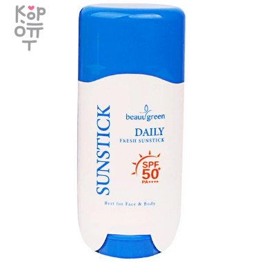 Beauugreen Daily Fresh Sunstick SPF50+PA++++ - Солнцезащитный стик для лица 16гр. — Корейские товары для всей семьи(КорОпт)