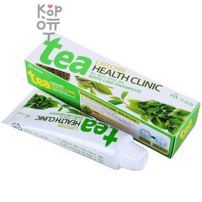 Mukunghwa Tea Catechin Health Clinic - Зубная паста отбеливающая с экстрактом зеленого чая 100гр.