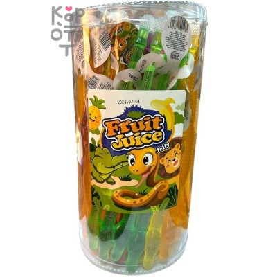 Питьевое Фруктовое желе Snake Fresh Juice - Фруктовый напиток Змейка с фруктовым вкусом