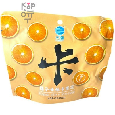 Желе фруктовое Genuien Pearl Jelly Низкокалорийное желе со вкусом Апельсина, 60гр.
