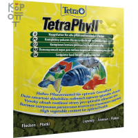 TetraPhyll корм для всех видов рыб растительные хлопья 12 г (sachet)