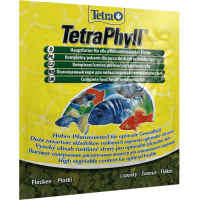 TetraPhyll корм для всех видов рыб растительные хлопья 12гр. (sachet)