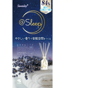 KOBAYASHI SADAWAY SLEEP - Ароматический диффузор для спальни с палочками (стеклянный флакон + наполнитель + палочки) 70мл. 