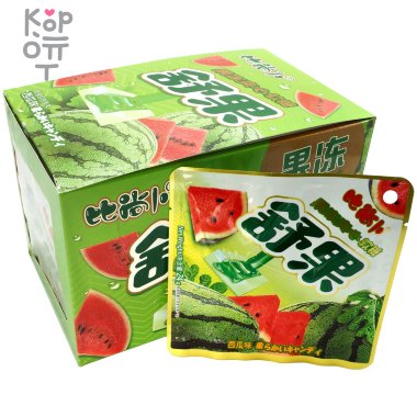 Жевательная конфета Shuguo Mixed Gel Candy Желейная конфета с желейной начинкой и со вкусом Арбуза &mdash; Корейские товары для всей семьи(КорОпт)