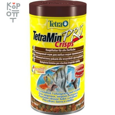 TetraMin Pro Crisps корм-чипсы для всех видов рыб 500 мл