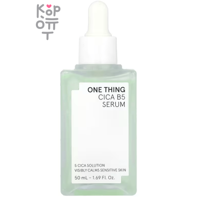 ONE THING Cica B5 Сalming Serum - Восстанавливающая сыворотка с Центеллой Азиатской 50мл.
