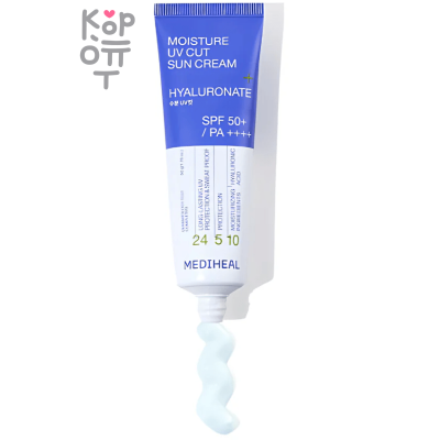 Mediheal Moisture UV Cut Sun Cream - Увлажняющий солнцезащитный крем с Гиалуроновой Кислотой 50мл.