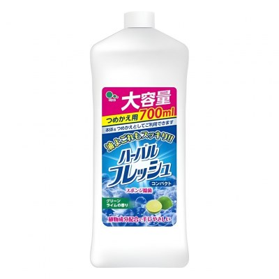 Mitsuei Herbal Fresh — концентрированное средство для мытья посуды, аромат зелёного лайма, 700 мл
