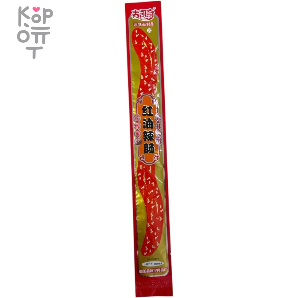 Снэк Макеейдж - Острая колбаса в красном масле, 20гр., купить с доставкой на дом фото 1 — Корейские товары для всей семьи(КорОпт)