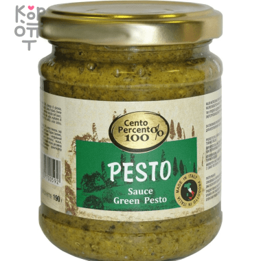 Соус Песто Cento Percento, 190гр.  — Корейские товары для всей семьи(КорОпт)
