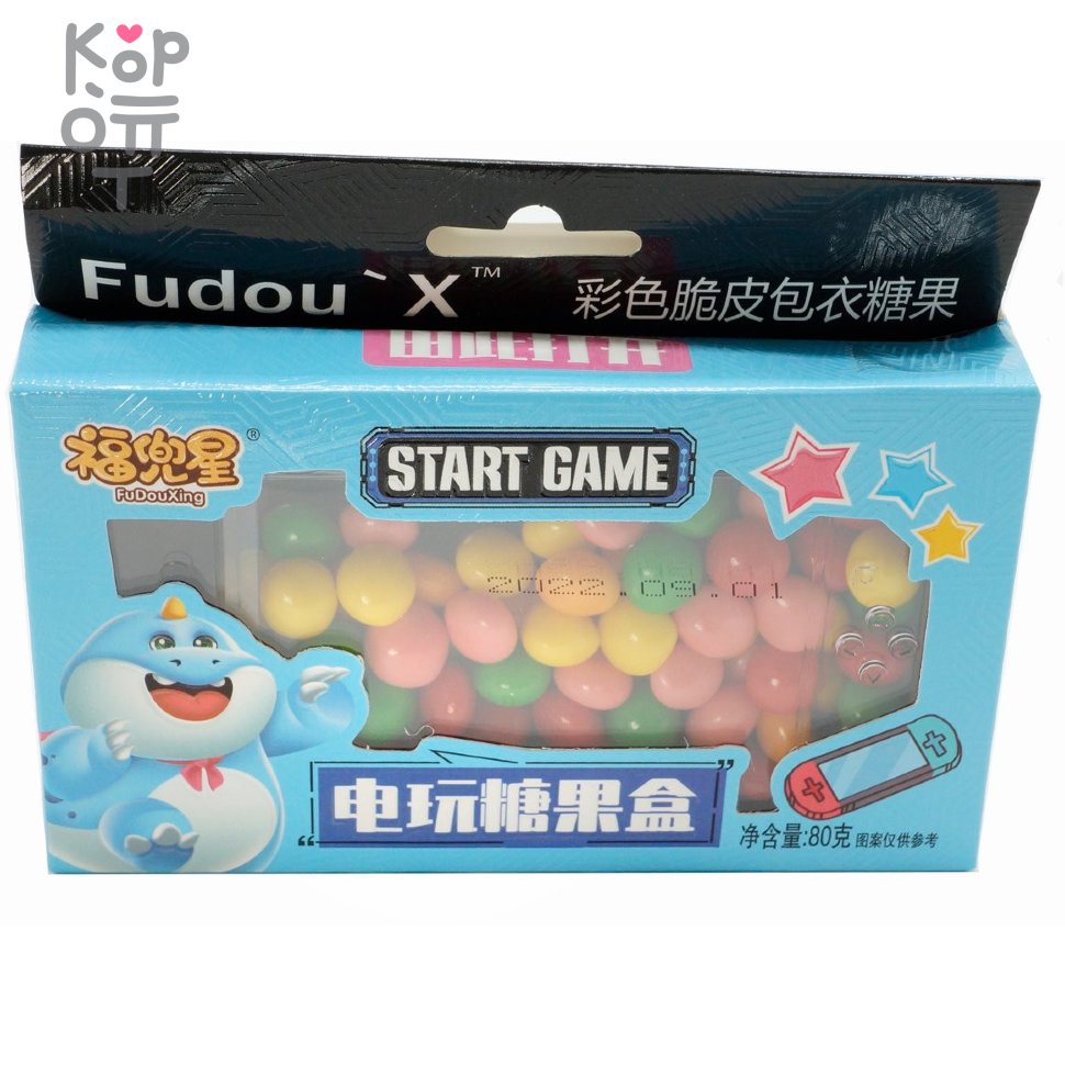 Конфеты Fudou Start Game с фруктовым вкусом, драже по цене 130 руб. в  интернет магазине Корейские товары для всей семьи(КорОпт)