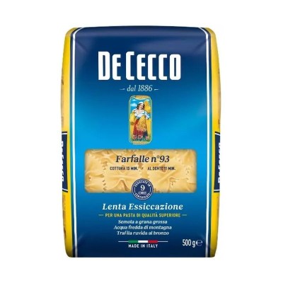 De Cecco — Паста Фарфалле №093 500 г * 24 шт