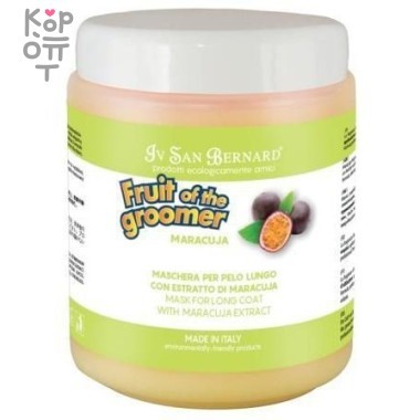 ISB Fruit of the Grommer Maracuja Восстанавливающая маска для длинной шерсти с протеинами 1 л — Корейские товары для всей семьи(КорОпт)