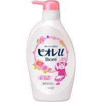 KAO Biore U Angel Rose scent - Гель для душа с эфирными маслами и ароматом розы