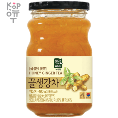 NOKCHAWON Honey Ginger Tea - Медово-имбирный чай, 480гр. — Корейские товары для всей семьи(КорОпт)