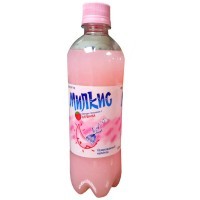 LOTTE Газированный напиток "Милкис" Клубника 500мл.