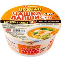 Лапша сублимированная NONGSHIM Донсан - со вкусом курицы, острая, 86гр.
