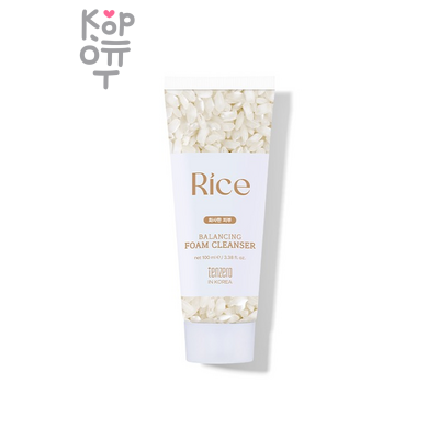 Tenzero BALANCING FOAM CLEANSER RICE - Балансирующая пенка для умывания с экстрактом риса 100 мл