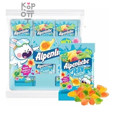 Мармелад Alpenliebe со вкусом фруктовый микс, 24гр 1*240                                                    , шт