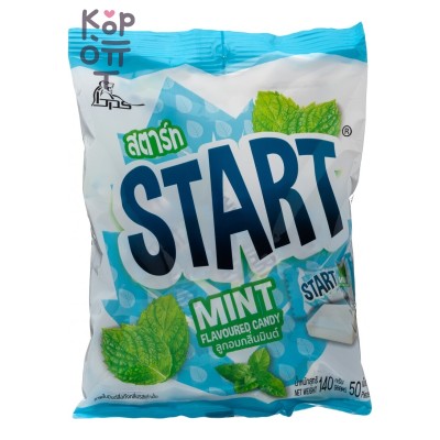 Boonprasert Start Flavoured Candy Mint - Конфета мягкая 50шт., с мятным вкусом 140гр.
