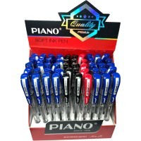 Piano Soft Ink Oil Pen - Шариковая ручка, 3 цвета, толщина 1,0мм
