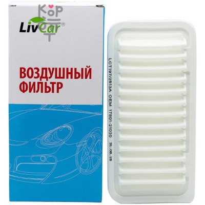 LIVCAR Air Filter LCT197/2513A - Воздушный фильтр для TOYOTA