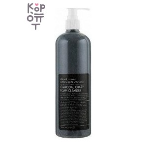 Graymelin Crazy Foam Cleanser — очищающая пенка для умывания, 500 мл: древесный уголь / шиповник / зелёный чай / центелла