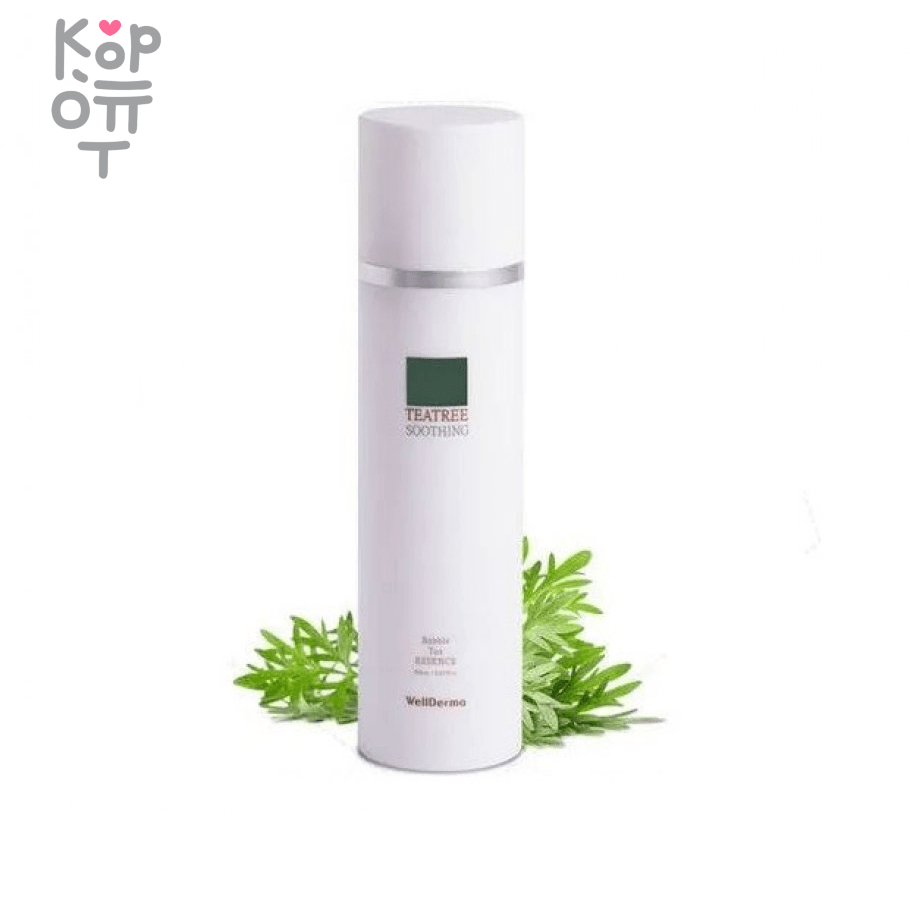 WellDerma Teatree Soothing Bubble Tox Essence - Противовоспалительная  эссенция на основе чайного дерева 150мл. по цене 2 895 руб. в интернет  магазине Корейские товары для всей семьи(КорОпт)