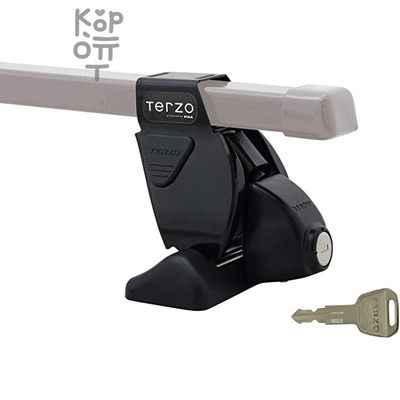 TERZO BASE FOOT EF14BL - Упор базовый на гладкую крышу, черный 90 мм со спецотвёрткой, комплект 4шт.