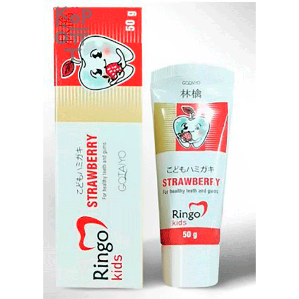 Ringo Kids Strawberry for Healthy Teeth and Gums - Детская зубная паста Клубника, 50гр.