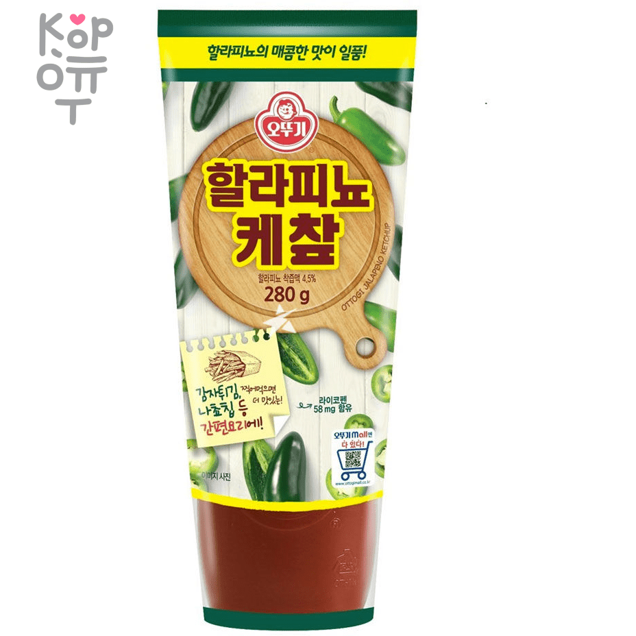 Ottogi Jalapeno Ketchup Кетчуп Оттоги с халапеньо, 280гр. по цене 217