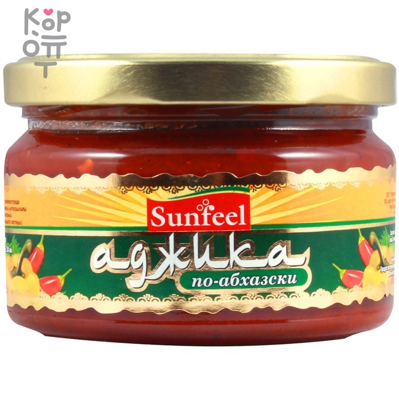 Sunfeel - Аджика по-абхазски 120гр., купить с доставкой на дом фото 1 &mdash; Корейские товары для всей семьи(КорОпт)