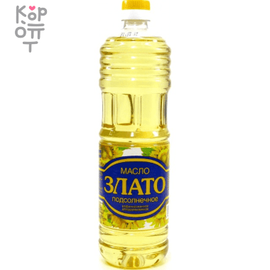 Злато - Масло подсолнечное рафинированное дезодорированное. &mdash; Корейские товары для всей семьи(КорОпт)