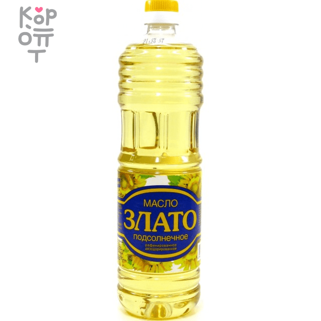 Злато - Масло подсолнечное рафинированное дезодорированное., купить с доставкой на дом фото 1 &mdash; Корейские товары для всей семьи(КорОпт)